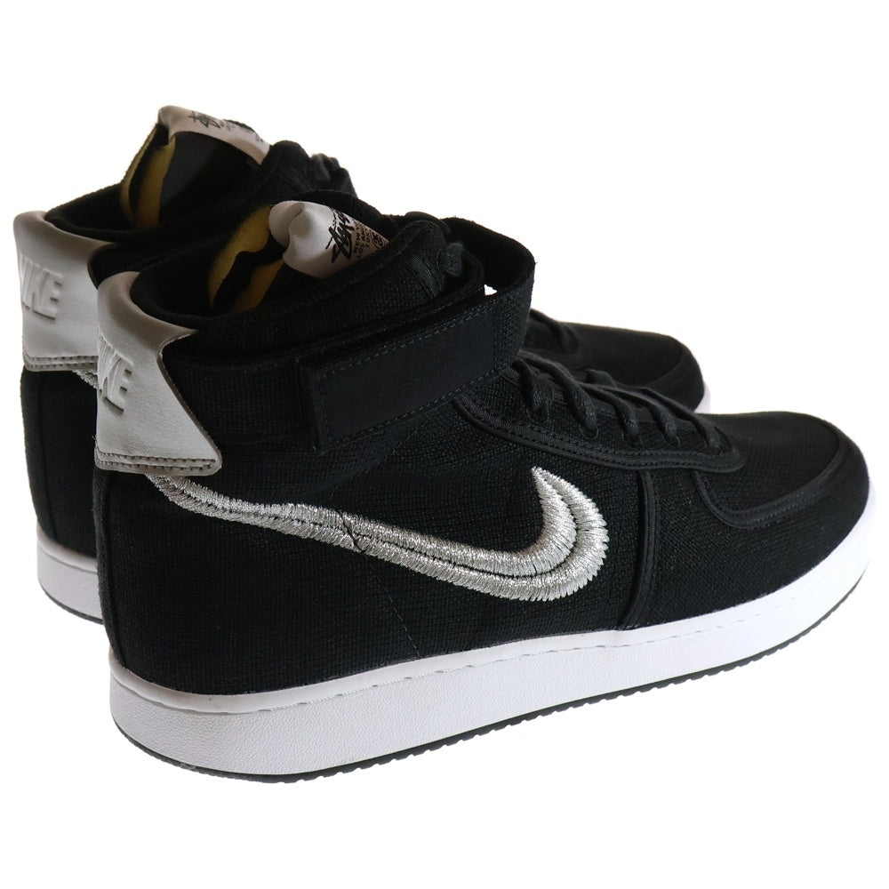 NIKE(ナイキ) ×STUSSY VANDAL HIGH ステューシー バンダル ハイカットスニーカー ブラック US11/29cm DX5425-001