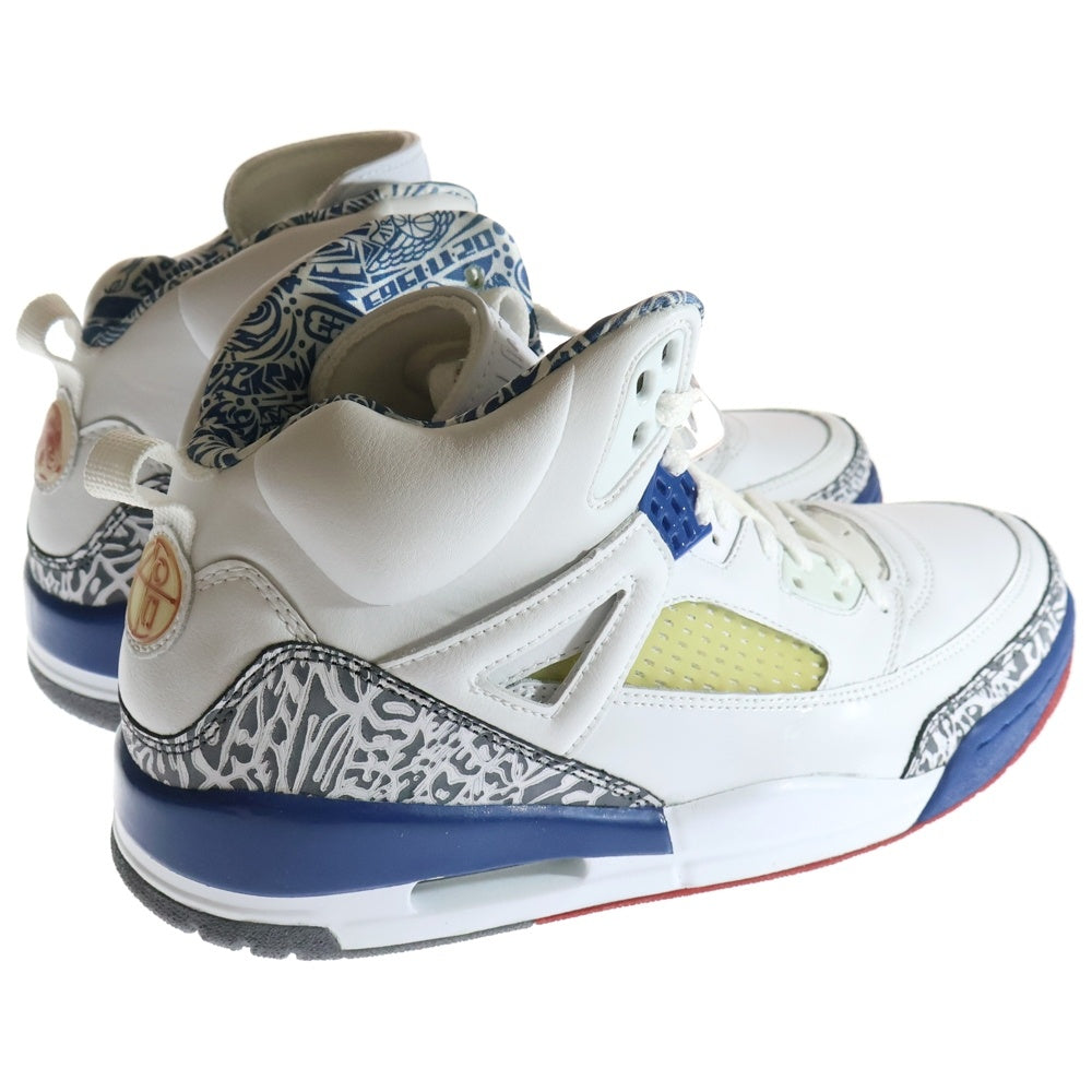 NIKE(ナイキ) AIR JORDAN SPIZIKE ジョーダン スパイジーク ハイカットスニーカー ホワイト/ブルー US10.5/28.5cm 315371-163