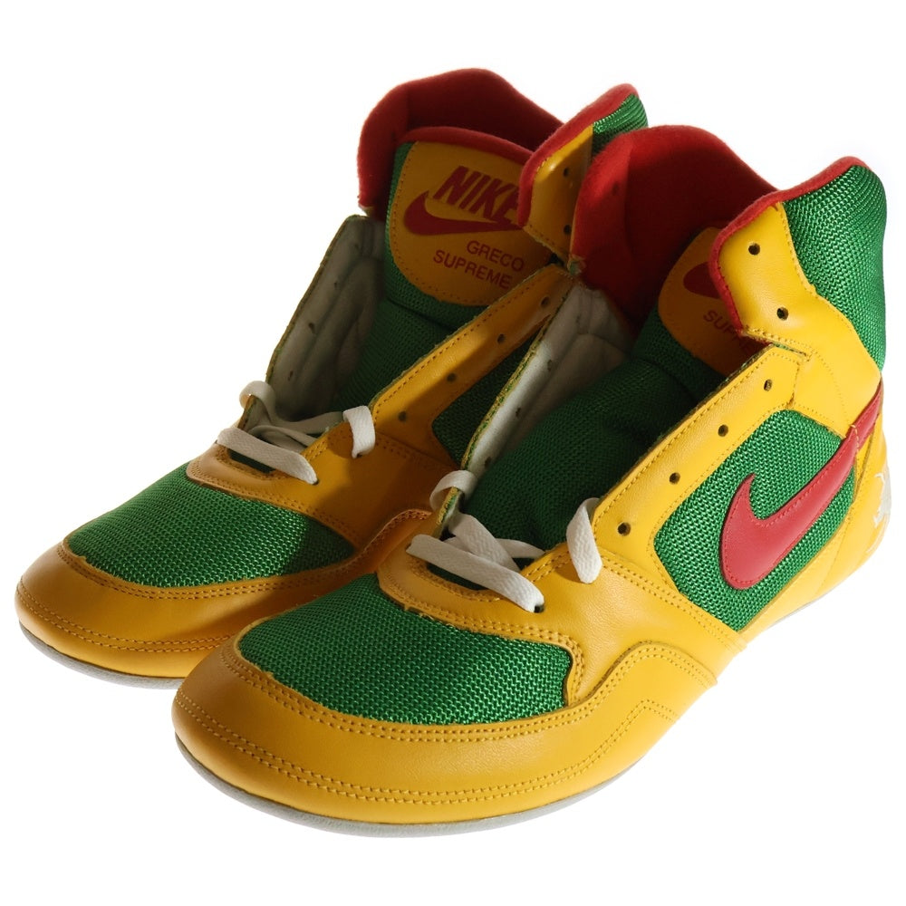 NIKE(ナイキ) 【観賞用2003年製】GRECO SUPREME グレコ サプリーム ハイカットスニーカー イエロー/グリーン US12/30cm 307372-761