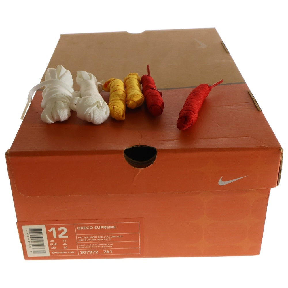 NIKE(ナイキ) 【観賞用2003年製】GRECO SUPREME グレコ サプリーム ハイカットスニーカー イエロー/グリーン US12/30cm 307372-761