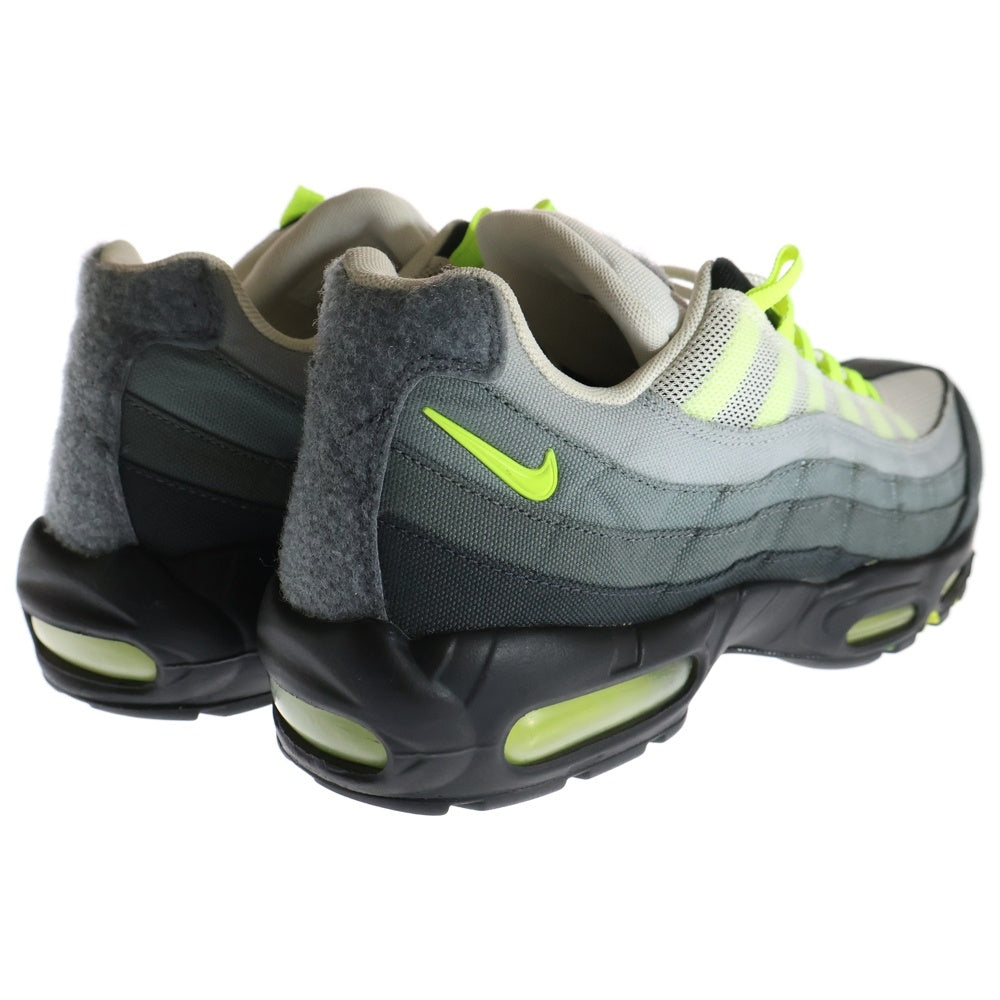 NIKE(ナイキ) AIR MAX 95 V SP エアマックス パッチ ローカットスニーカー グレー/イエロー US10.5/28.5cm 747137-170