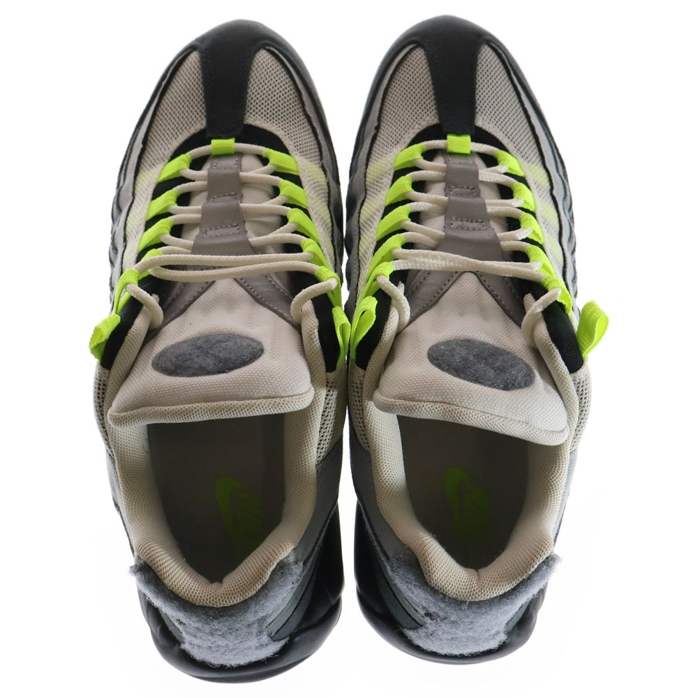 NIKE(ナイキ) AIR MAX 95 V SP エアマックス パッチ ローカットスニーカー グレー/イエロー US10.5/28.5cm 747137-170