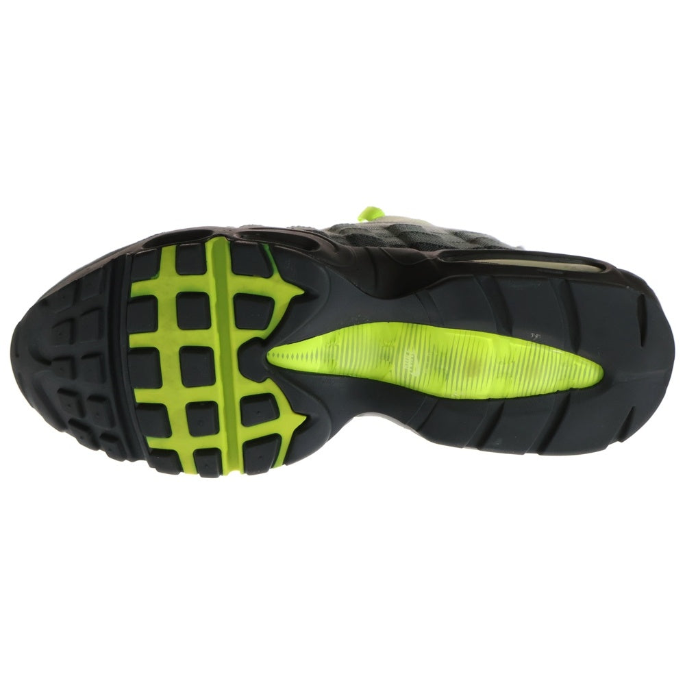 NIKE(ナイキ) AIR MAX 95 V SP エアマックス パッチ ローカットスニーカー グレー/イエロー US10.5/28.5cm 747137-170