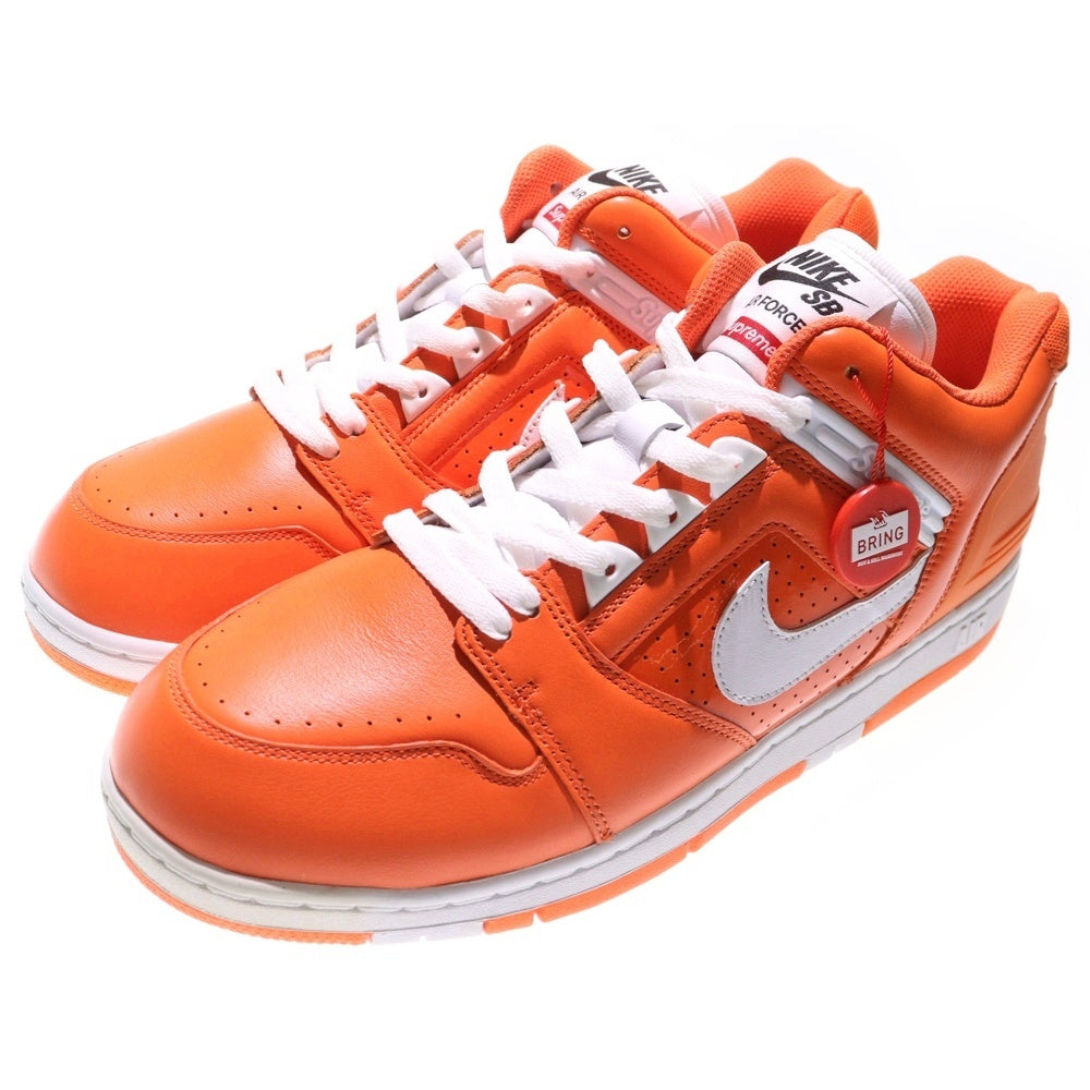 NIKE SB(ナイキエスビー) ×SUPREME AIR FORCE 2 シュプリーム エアフォース2 ローカットスニーカー オレンジ US12/30cm AA0871-818
