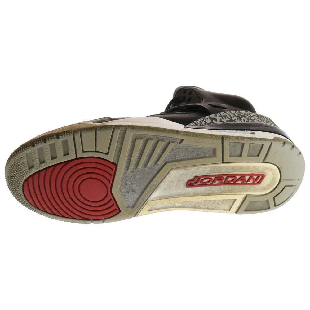 NIKE(ナイキ) AIR JORDAN SPIZIKE CEMENT ジョーダン スパイジーク セメント ハイカットスニーカー グレー/ブラック US11/29cm 315371-034