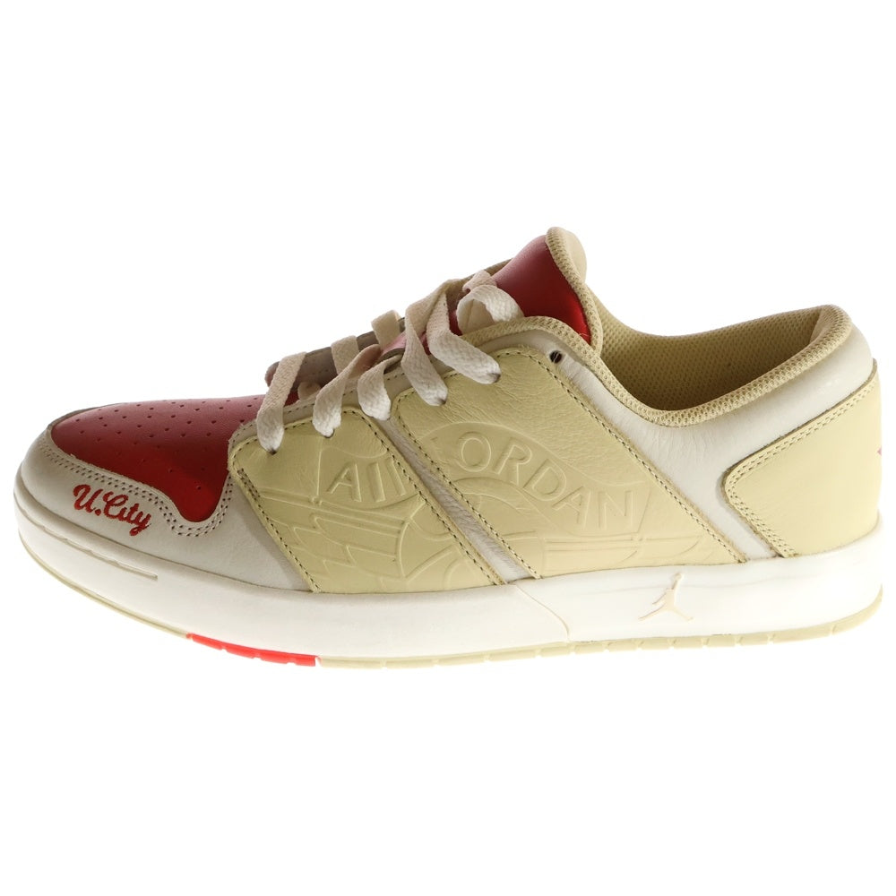 NIKE(ナイキ) JORDAN NU RETRO LOW ジョーダン ニュー レトロ ローカットスニーカー ベージュ/レッド US10/28cm FB1300-100