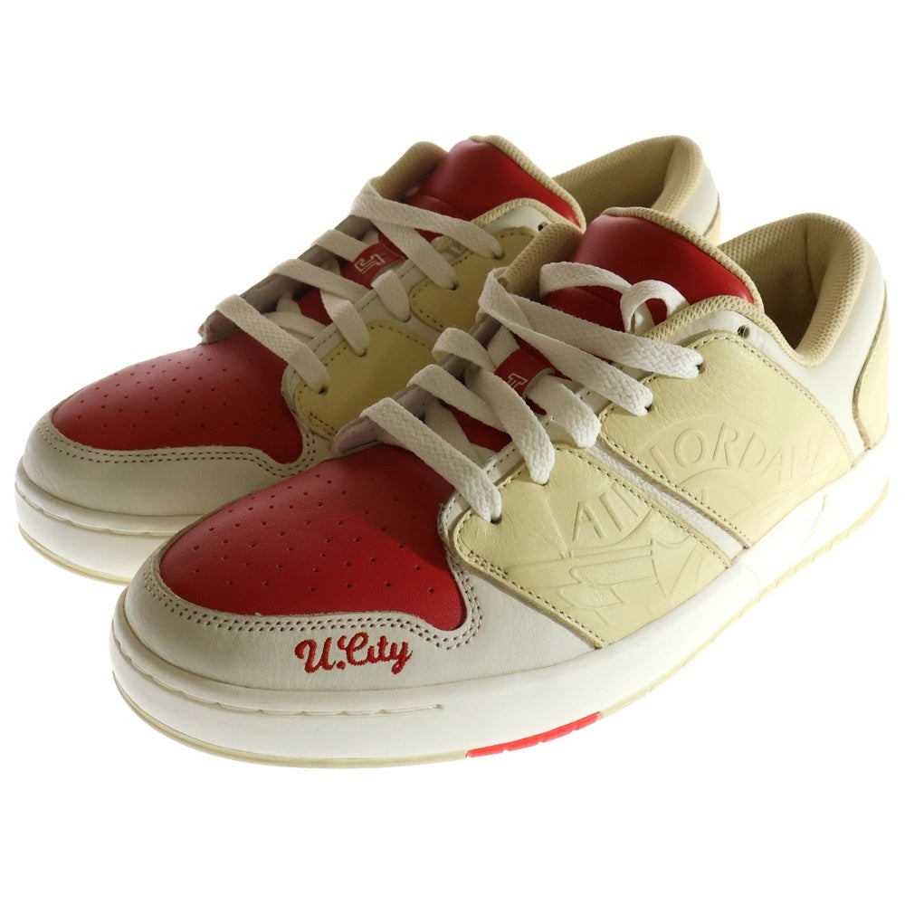 NIKE(ナイキ) JORDAN NU RETRO LOW ジョーダン ニュー レトロ ローカットスニーカー ベージュ/レッド US10/28cm FB1300-100