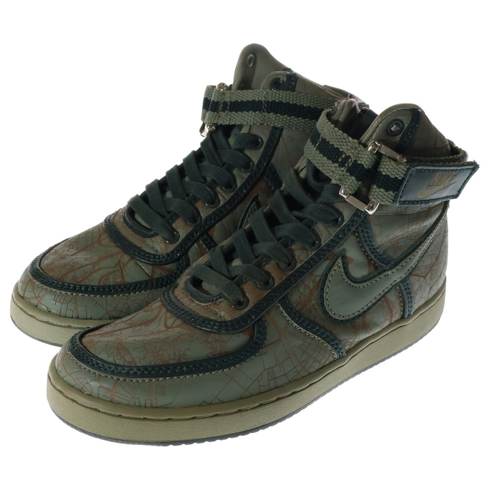 NIKE(ナイキ) VANDAL HIGH LAZER TOM LUEDECKE バンダル トムルーダー レザー ハイカットスニーカー カーキ US8.5/26.5cm 310863-331