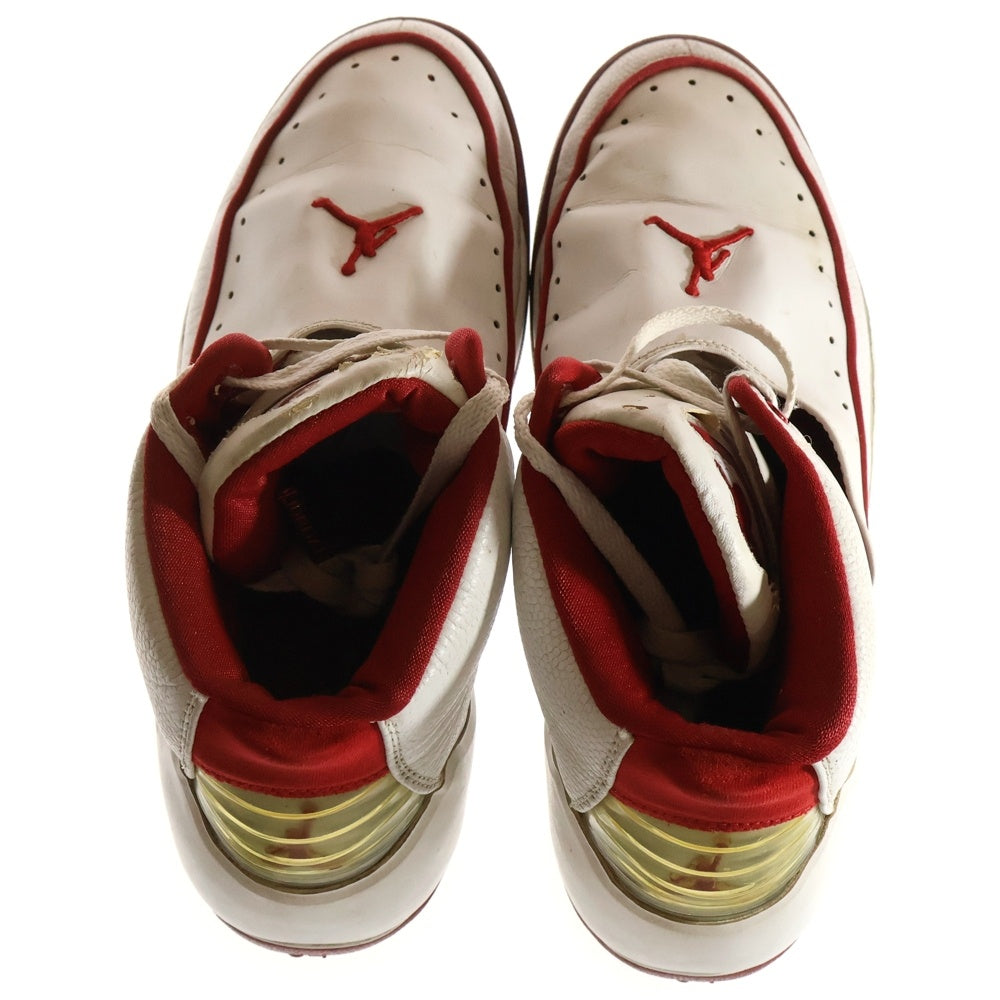 NIKE(ナイキ) 観賞用2003年 AIR JORDAN NU RETRO 2 エアジョーダン レトロ ハイカットスニーカー ホワイト/レッド US10/28cm 306152-161