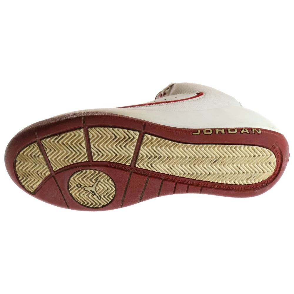 NIKE(ナイキ) 観賞用2003年 AIR JORDAN NU RETRO 2 エアジョーダン レトロ ハイカットスニーカー ホワイト/レッド US10/28cm 306152-161