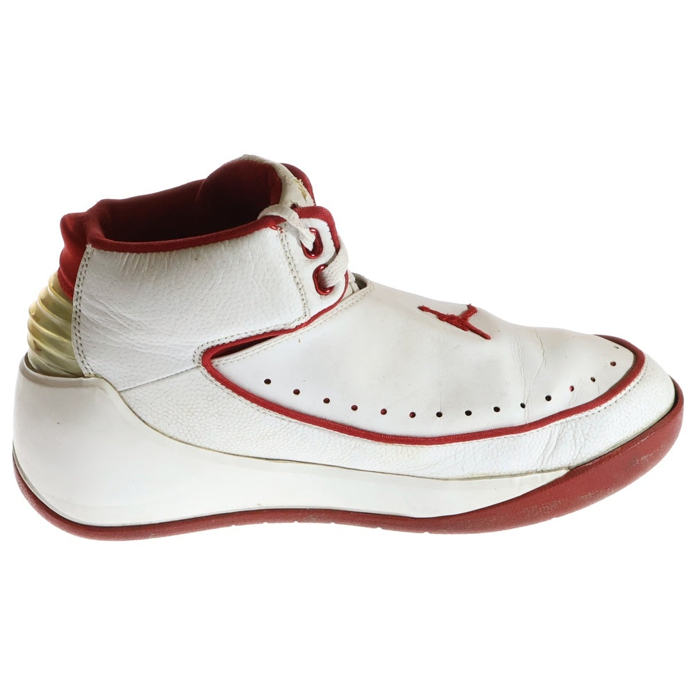 NIKE(ナイキ) 観賞用2003年 AIR JORDAN NU RETRO 2 エアジョーダン レトロ ハイカットスニーカー ホワイト/レッド US10/28cm 306152-161