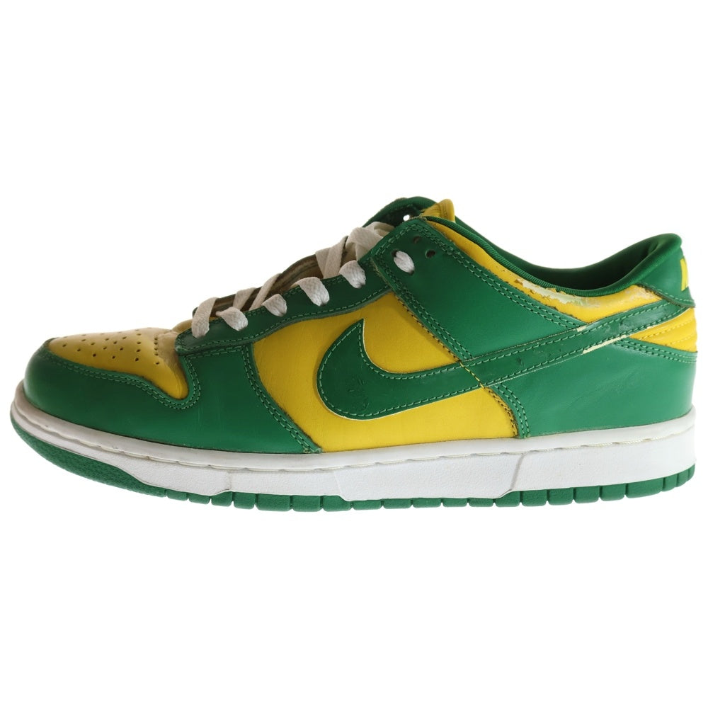 NIKE(ナイキ) 【観賞用 2006年製】 DUNK LOW BRAZIL ダンク ローカットスニーカー ブラジル ローカットスニーカー イエロー/グリーン US10/28cm 624035-331