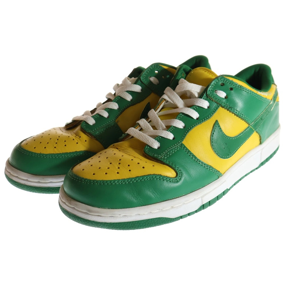NIKE(ナイキ) 【観賞用 2006年製】 DUNK LOW BRAZIL ダンク ローカットスニーカー ブラジル ローカットスニーカー イエロー/グリーン US10/28cm 624035-331
