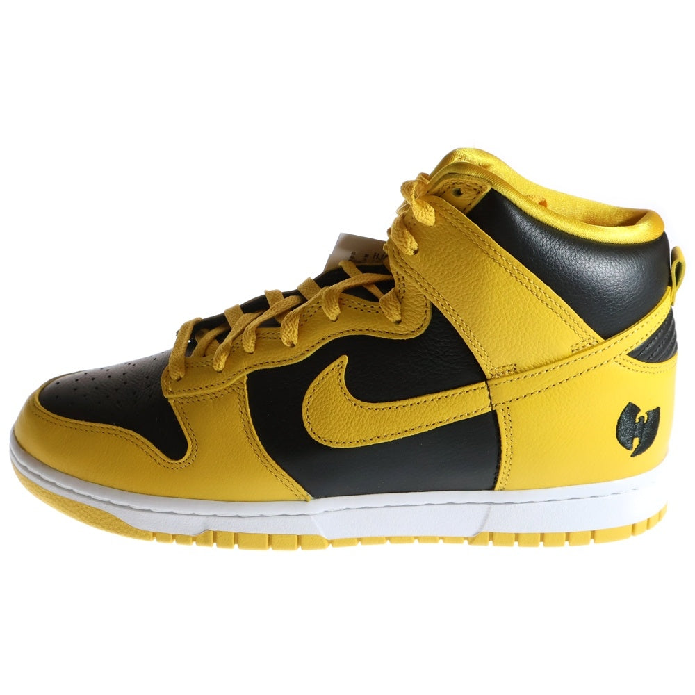 NIKE(ナイキ) DUNK HIGH RETRO PREMIUM WU-TANG CLAN ダンク ハイ レトロ プレミアム ウータン クラン ハイカットスニーカー ブラック/イエロー US11/29cm HJ4320-001