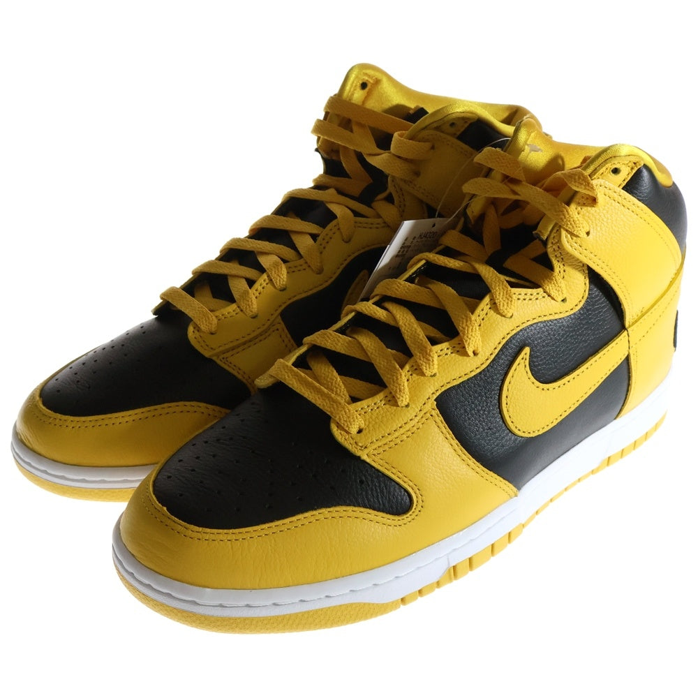 NIKE(ナイキ) DUNK HIGH RETRO PREMIUM WU-TANG CLAN ダンク ハイ レトロ プレミアム ウータン クラン ハイカットスニーカー ブラック/イエロー US11/29cm HJ4320-001
