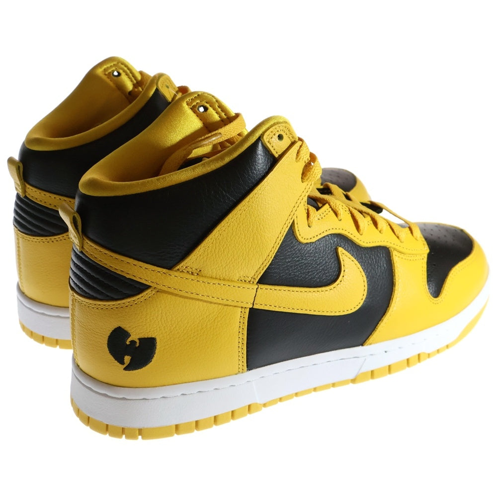 NIKE(ナイキ) DUNK HIGH RETRO PREMIUM WU-TANG CLAN ダンク ハイ レトロ プレミアム ウータン クラン ハイカットスニーカー ブラック/イエロー US11/29cm HJ4320-001