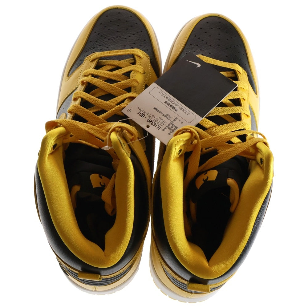 NIKE(ナイキ) DUNK HIGH RETRO PREMIUM WU-TANG CLAN ダンク ハイ レトロ プレミアム ウータン クラン ハイカットスニーカー ブラック/イエロー US11/29cm HJ4320-001