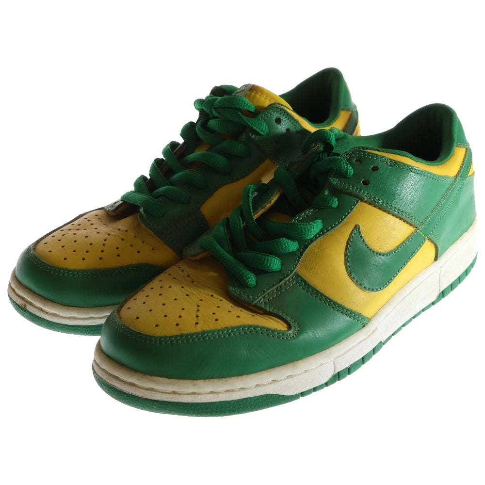 NIKE(ナイキ) 【観賞用 2006年製】 DUNK LOW BRAZIL ダンク ローカットスニーカー ブラジル ローカットスニーカー イエロー/グリーン US10/28cm 624035-331