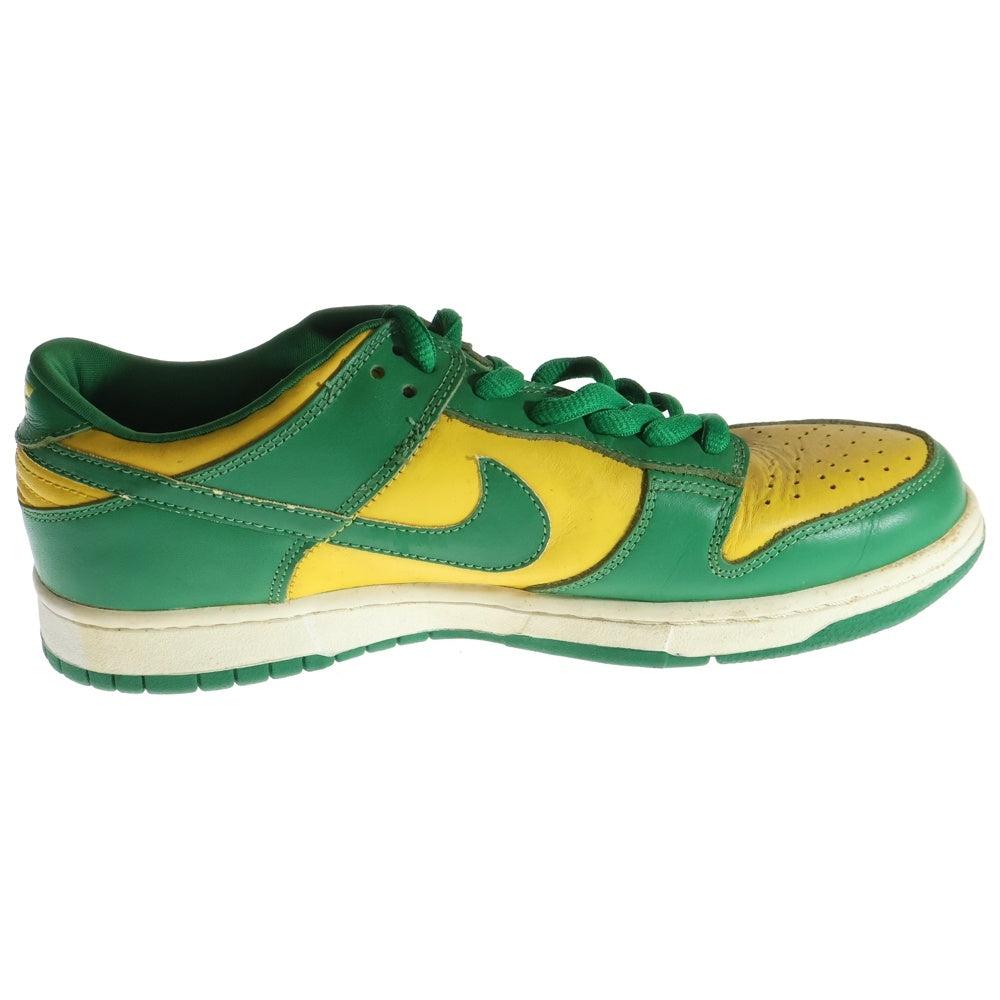NIKE(ナイキ) 【観賞用 2006年製】 DUNK LOW BRAZIL ダンク ローカットスニーカー ブラジル ローカットスニーカー イエロー/グリーン US10/28cm 624035-331