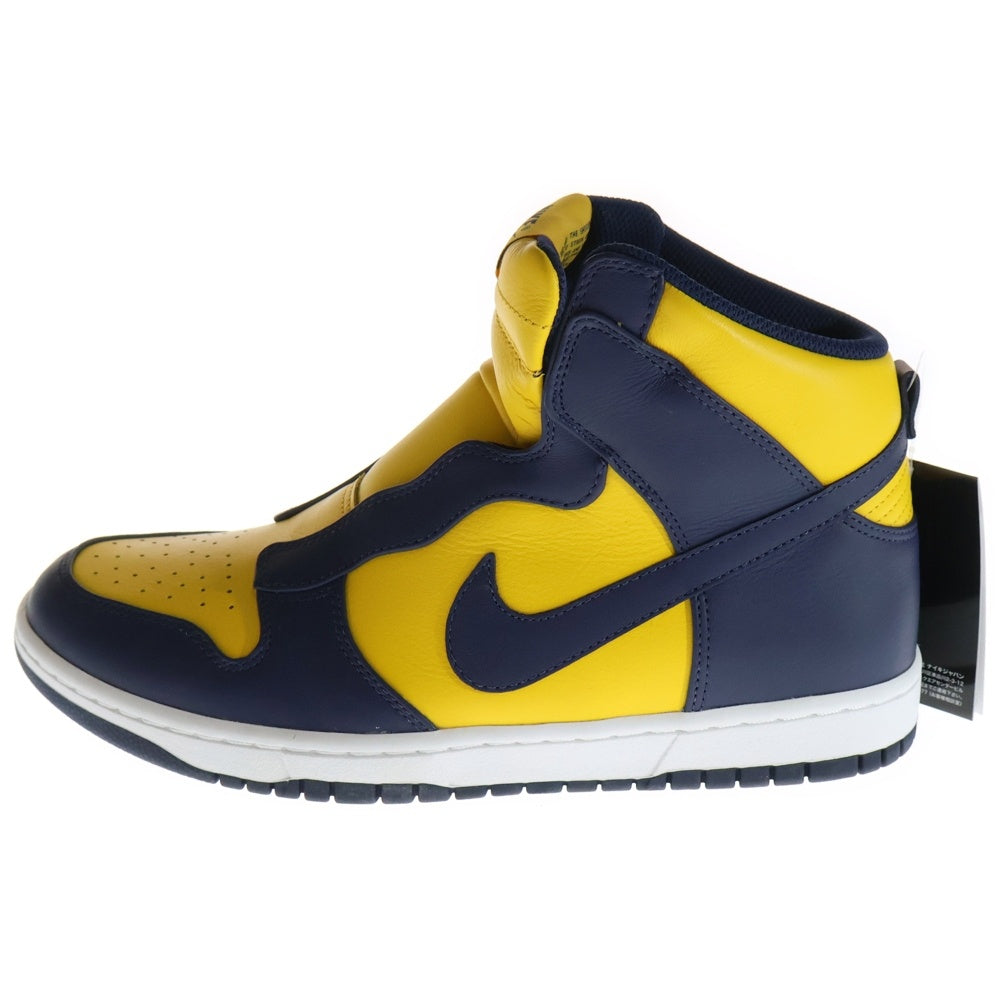 NIKE(ナイキ) ×sacai WMNS DUNK HIGH LUX サカイ ウィメンズ ダンク ラックス ハイカットスニーカー ネイビー/イエロー US12/29cm 776446-447