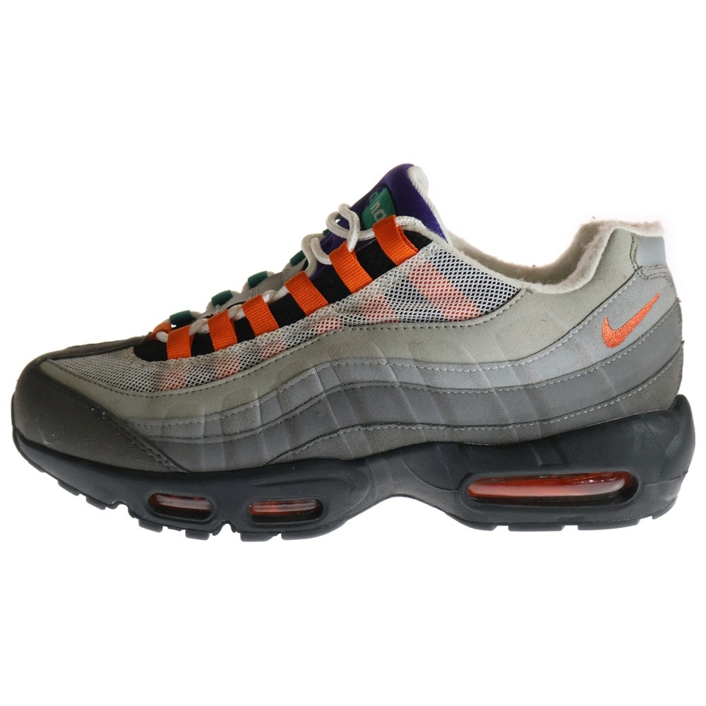 NIKE(ナイキ) AIR MAX 95 OG QS GREEDY エアマックス95 グリーディー ローカットスニーカー グレー/オレンジ US10/28cm 810374-078