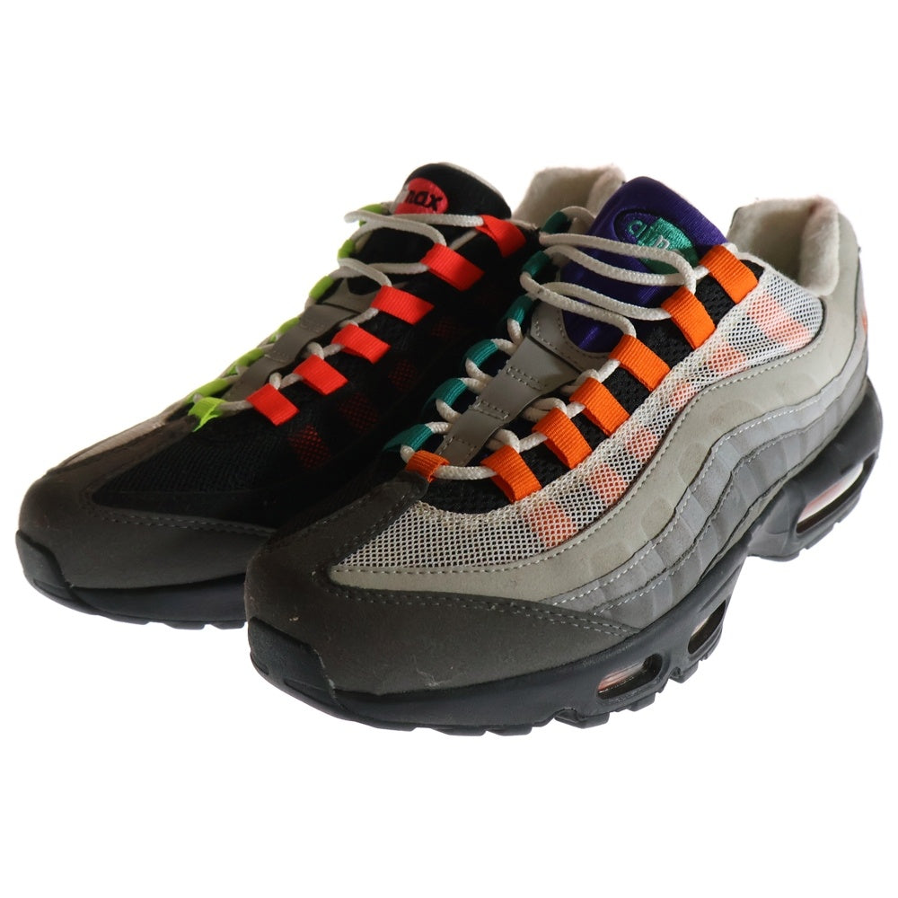 NIKE(ナイキ) AIR MAX 95 OG QS GREEDY エアマックス95 グリーディー ローカットスニーカー グレー/オレンジ US10/28cm 810374-078