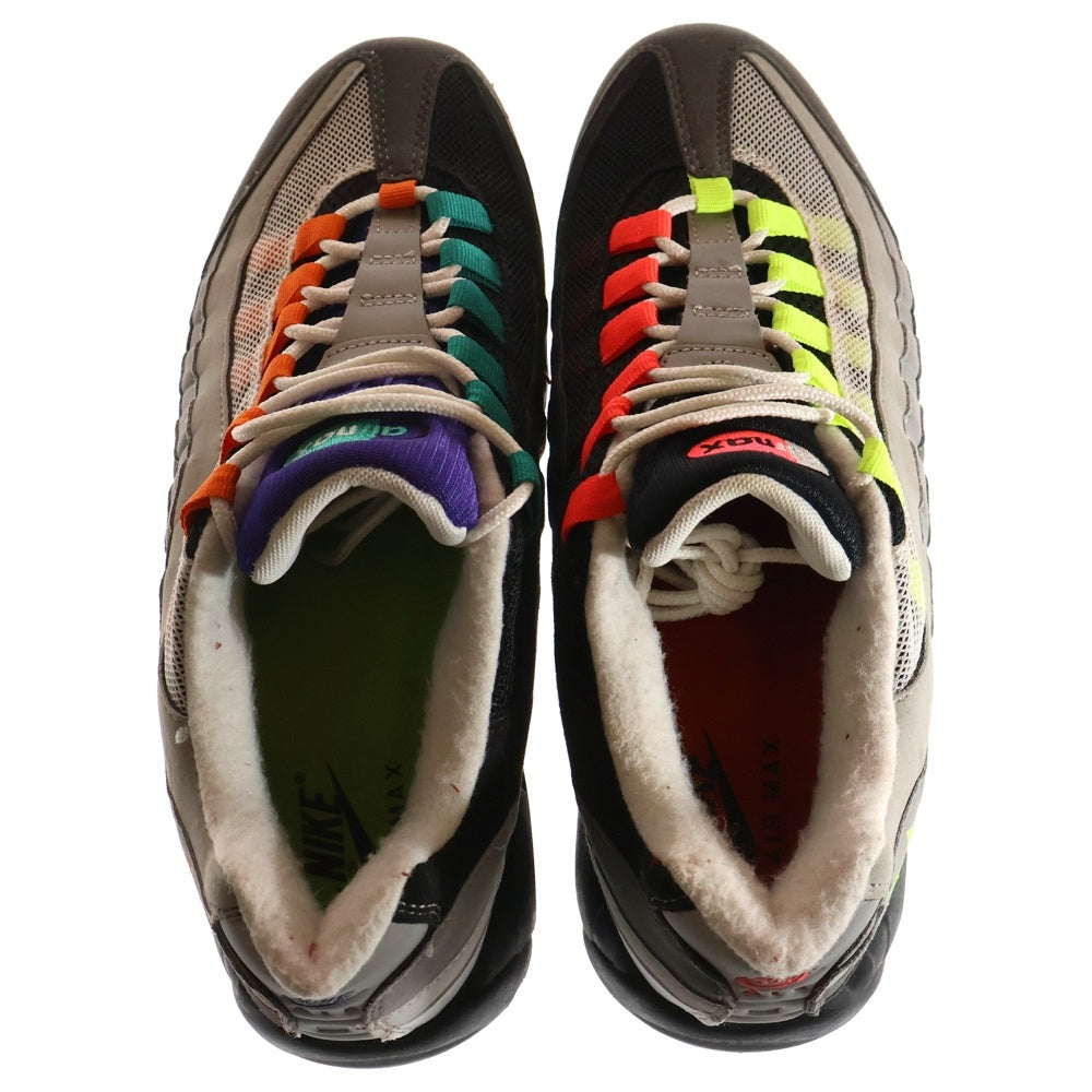 NIKE(ナイキ) AIR MAX 95 OG QS GREEDY エアマックス95 グリーディー ローカットスニーカー グレー/オレンジ US10/28cm 810374-078