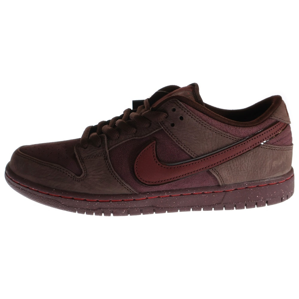 NIKE SB(ナイキエスビー) DUNK LOW PRM ダンクロープレミアム シティ オブ ラブ ローカットスニーカー バーガンディー US11/29cm FN0619-600