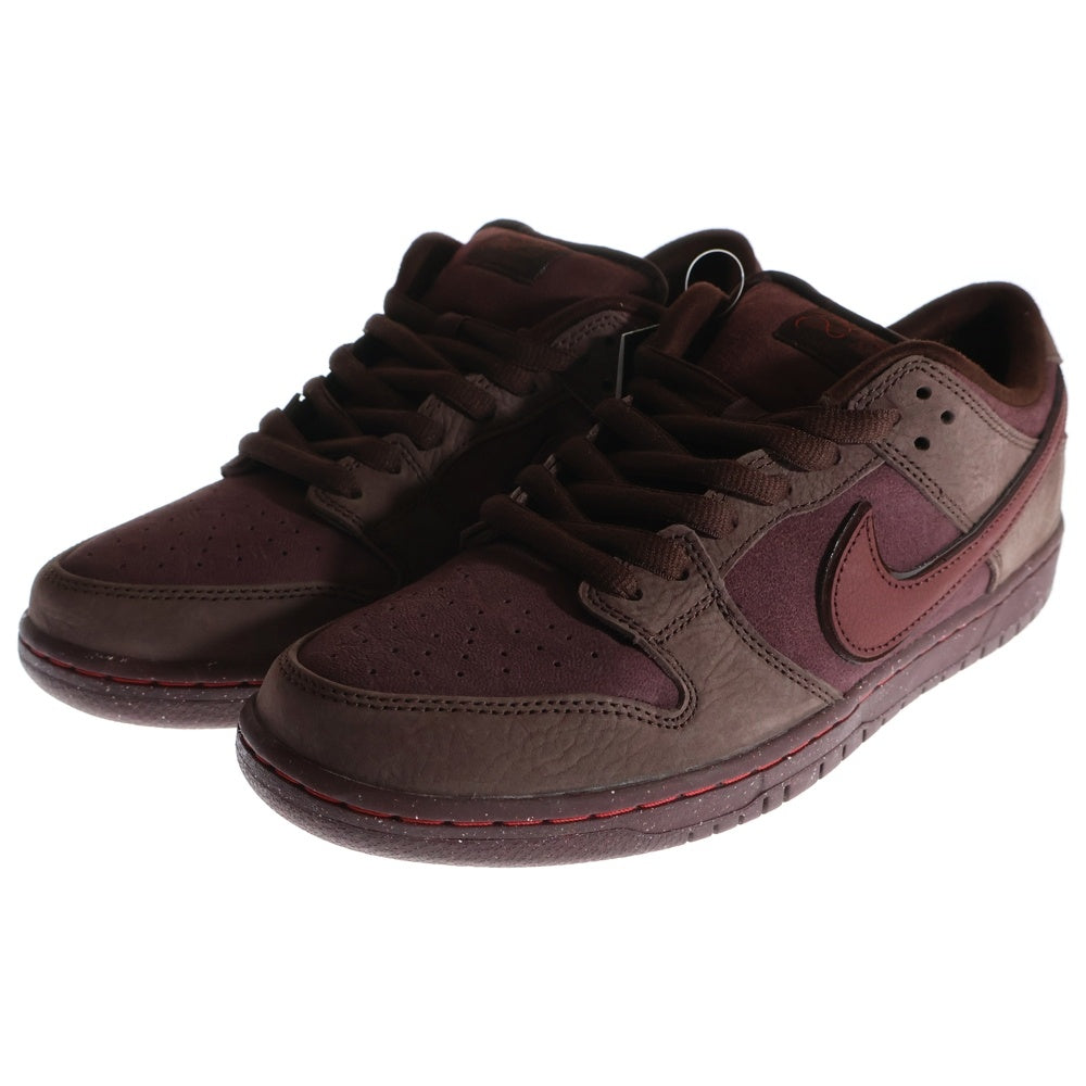 NIKE SB(ナイキエスビー) DUNK LOW PRM ダンクロープレミアム シティ オブ ラブ ローカットスニーカー バーガンディー US11/29cm FN0619-600
