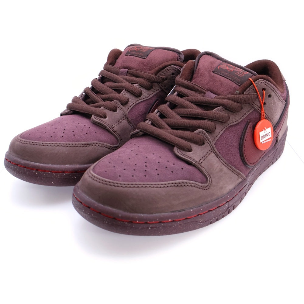 NIKE SB(ナイキエスビー) DUNK LOW PRM ダンクロープレミアム シティ オブ ラブ ローカットスニーカー バーガンディー US11/29cm FN0619-600
