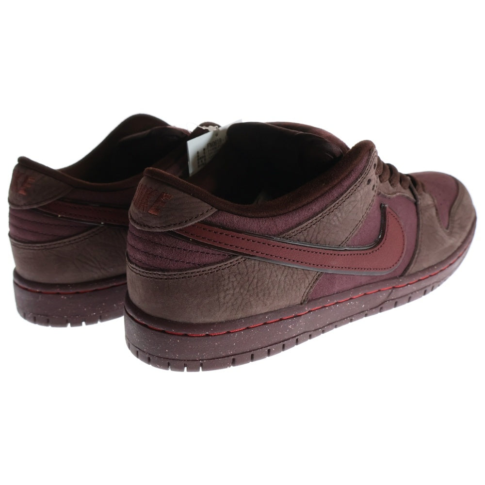 NIKE SB(ナイキエスビー) DUNK LOW PRM ダンクロープレミアム シティ オブ ラブ ローカットスニーカー バーガンディー US11/29cm FN0619-600