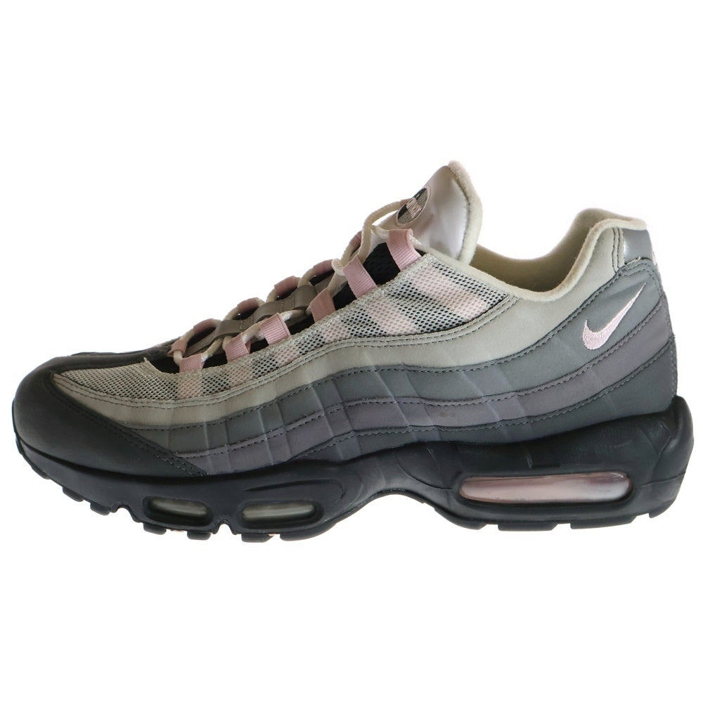 NIKE(ナイキ) AIR MAX 95 GUNSMOKE PINK FOAM エアマックス ガンスモーク ピンク フォーム ローカットスニーカー グレー/ピンク US11/29cm CJ0588-001