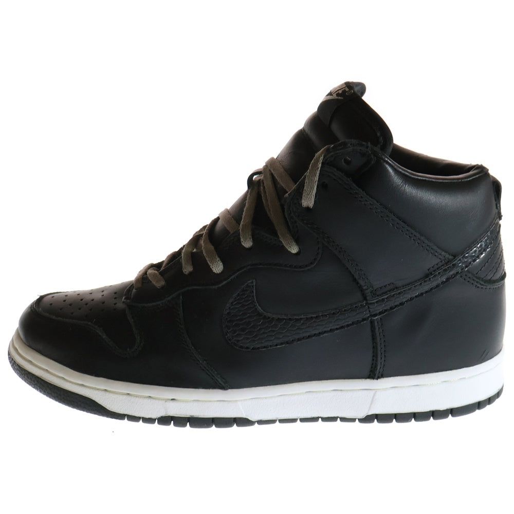 NIKE(ナイキ) ×STUSSY DUNK HIGH PLUS B ステューシー ダンク プラスB ハイカットスニーカー ブラック US9/27cm 302763-001