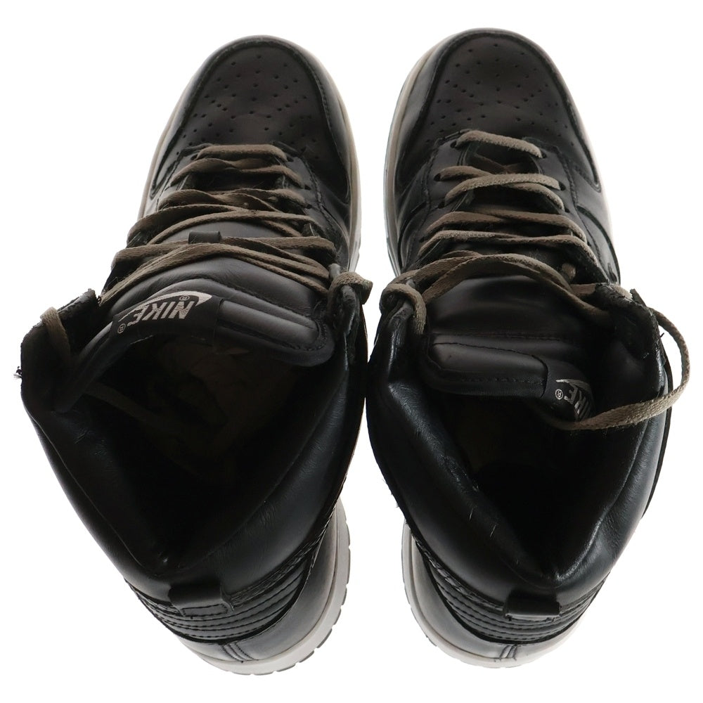 NIKE(ナイキ) ×STUSSY DUNK HIGH PLUS B ステューシー ダンク プラスB ハイカットスニーカー ブラック US9/27cm 302763-001