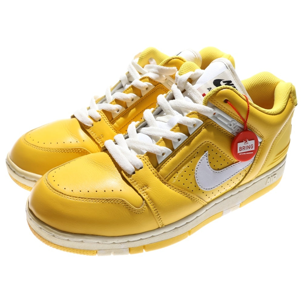 NIKE SB(ナイキエスビー) 17AW ×SUPREME AIR FORCE 2 シュプリーム エアフォース2 ローカットスニーカー イエロー US10/28cm AA0871-717