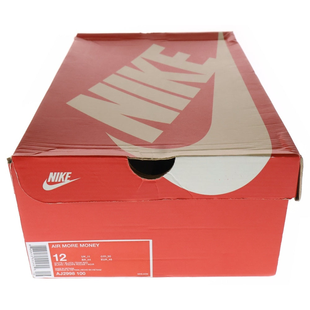 NIKE(ナイキ) AIR MORE MONEY エア モア マネー ローカットスニーカー ホワイト US12/30cm AJ2998-100