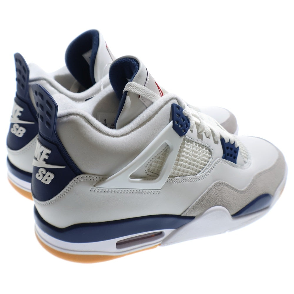 NIKE(ナイキ) AIR JORDAN 4 RETRO SP エアジョーダン 4 レトロ ハイカットスニーカー ホワイト/ネイビー US11/29cm DR5415-100