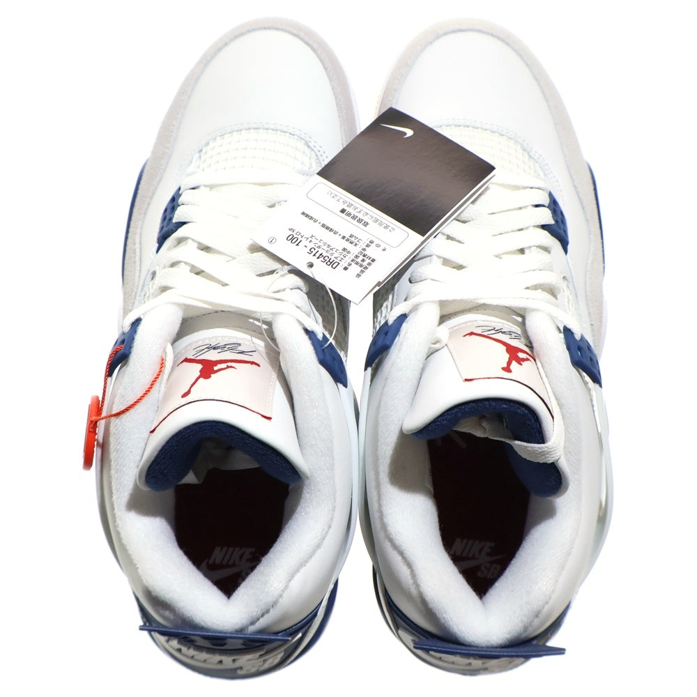 NIKE(ナイキ) AIR JORDAN 4 RETRO SP エアジョーダン 4 レトロ ハイカットスニーカー ホワイト/ネイビー US11/29cm DR5415-100