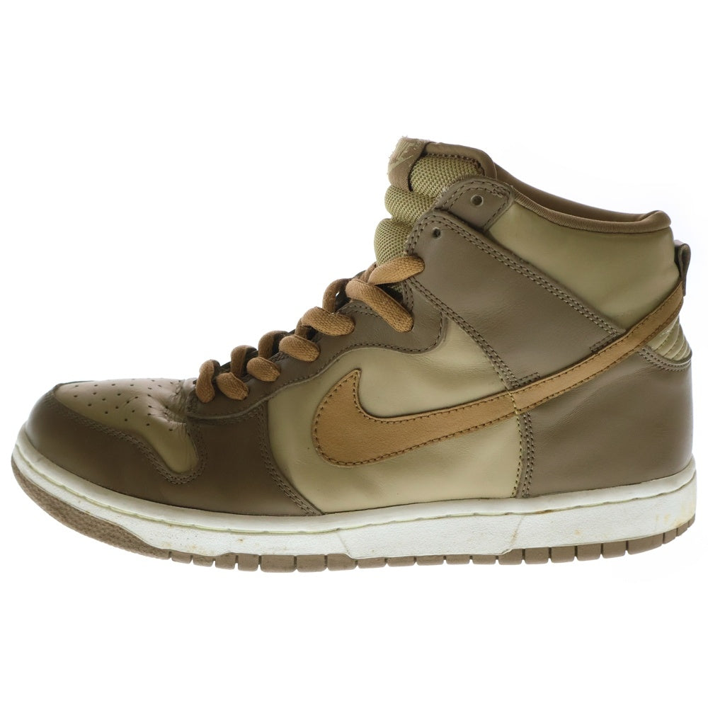 NIKE(ナイキ) 【観賞用2003年製】 DUNK HIGH DIRTY PACK DARK CINDER ダンク ハイ ダーティ パック ダーク シンダー ハイカットスニーカー ブラウン US10/29cm 304717-222