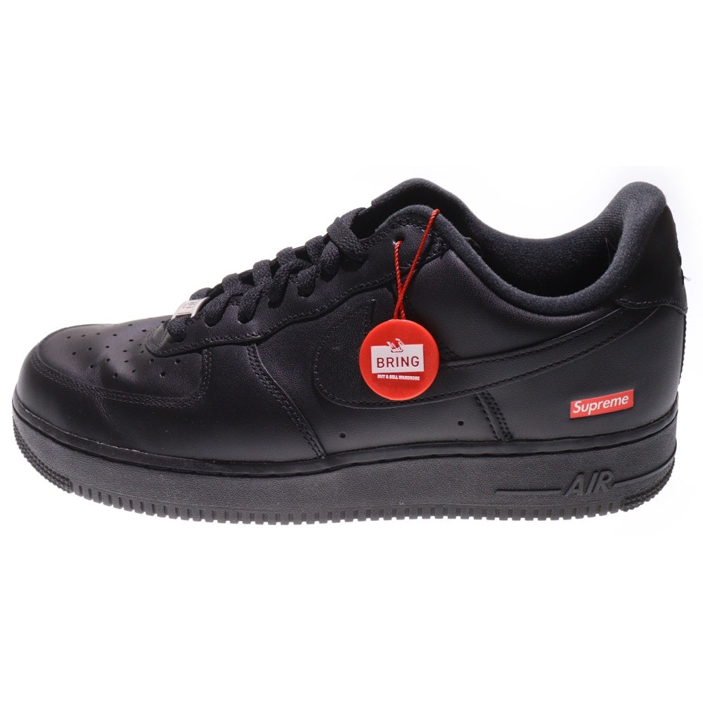 NIKE(ナイキ) ×SUPREME AIR FORCE 1 LOW エアフォース1 ロー ローカットスニーカー US11/29cm ブラック US11/29cm CU9225-001