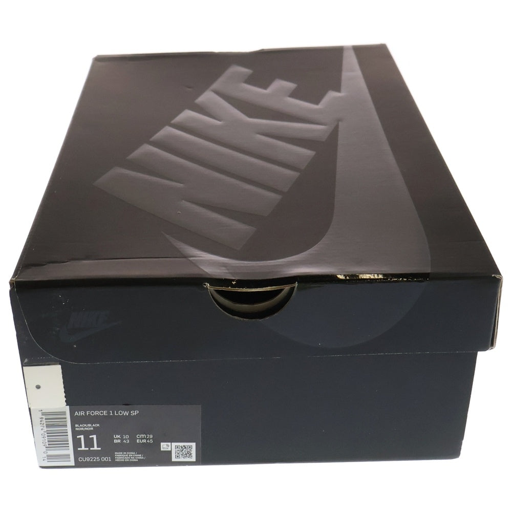 NIKE(ナイキ) ×SUPREME AIR FORCE 1 LOW エアフォース1 ロー ローカットスニーカー US11/29cm ブラック US11/29cm CU9225-001