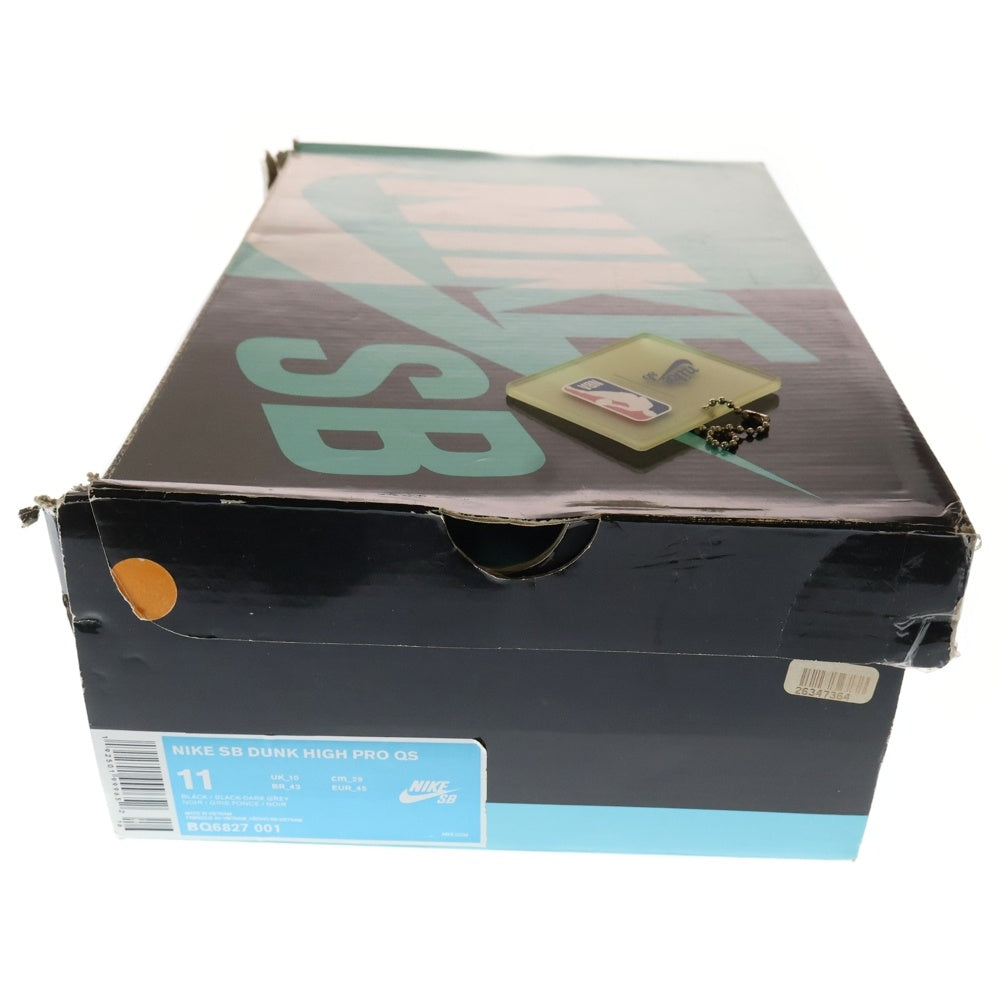 NIKE SB(ナイキエスビー) ×Black Sheep DUNK HIGH PRO QS BLACK ブラックシープ ダンク ブラックホーネット ハイカットスニーカー ブラック US11/29cm BQ6827-001