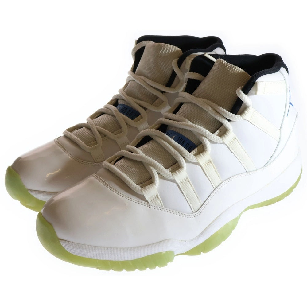 NIKE(ナイキ) 【観賞用 2014年製】 AIR JORDAN 11 RETRO エアジョーダン11 レトロ ハイカットスニーカー ホワイト US11/29cm 378037-117