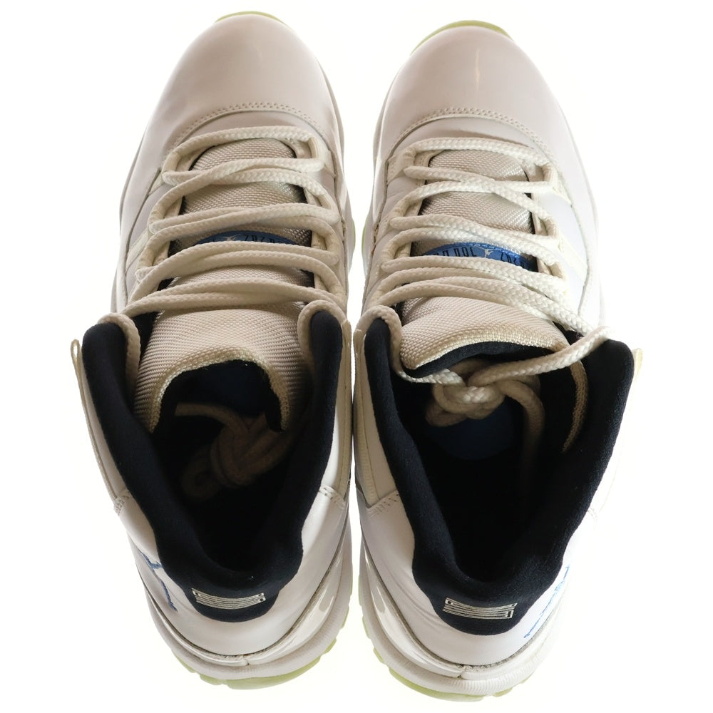 NIKE(ナイキ) 【観賞用 2014年製】 AIR JORDAN 11 RETRO エアジョーダン11 レトロ ハイカットスニーカー ホワイト US11/29cm 378037-117