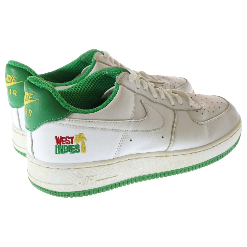 NIKE(ナイキ) AIR FORCE 1 LOW WEST INDIES エアフォース1 ウエスト インディーズ ローカットスニーカー ホワイト/グリーン US10/28cm DX1156-100