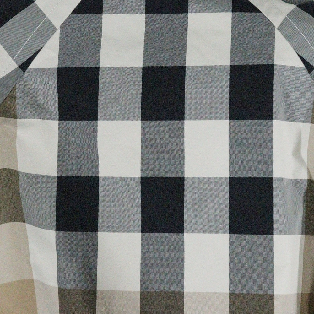 Max Mara(マックスマーラ) ブロックチェック フロントフライ スロートラッチ ロングコート マルチ レディース