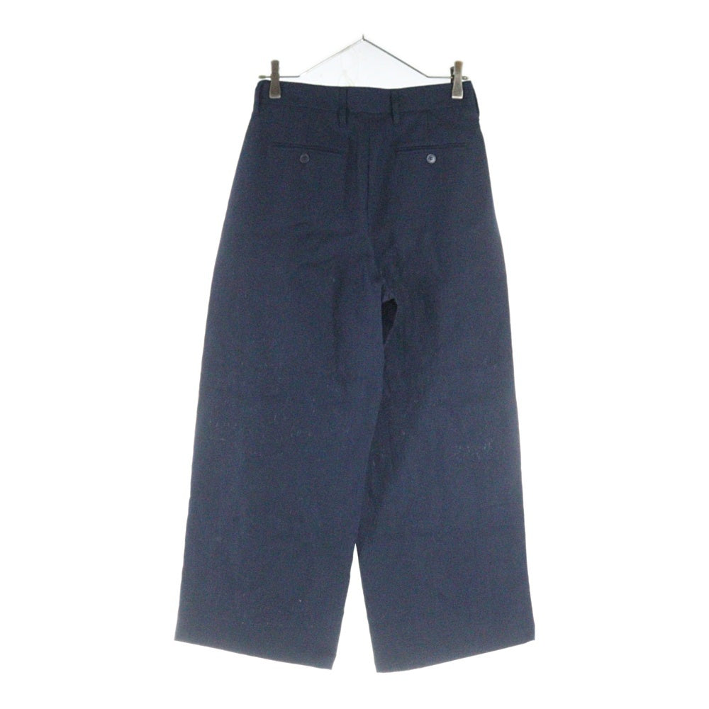 S MAX MARA(エス マックスマーラ) ダブルテーラードジャケット ワイドスラックス セットアップ スーツ ネイビー レディース 90410512
