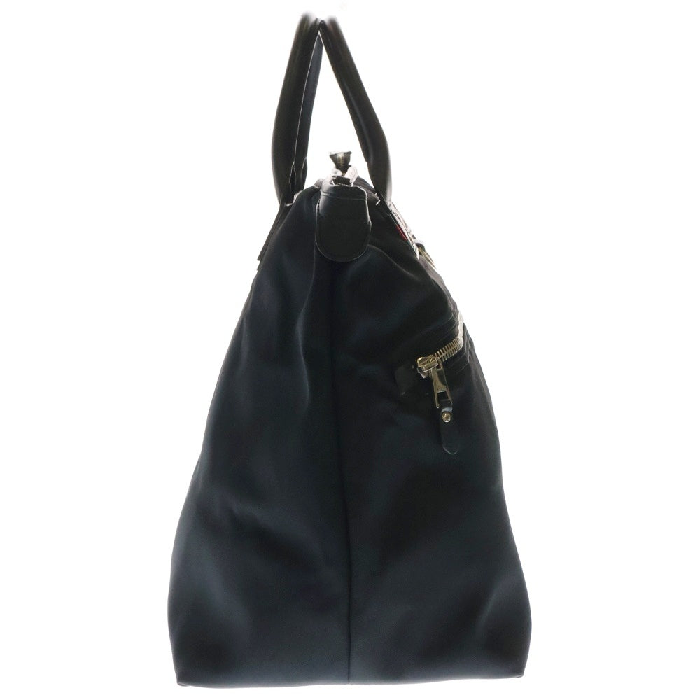 GUCCI(グッチ) パラナ ウェブループ トートバッグ ハンドバッグ ナイロンキャンバス レザー ブラック 246392