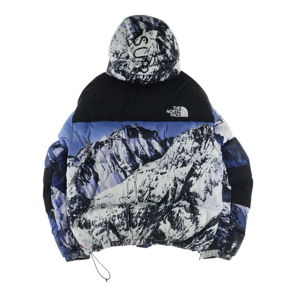 SUPREME(シュプリーム) 17AW ×THE NORTH FACE Mountain Baltoro Jacket ザノースフェイス マウンテンバルトロジャケット 雪山 ブルー/ホワイト ND91701I