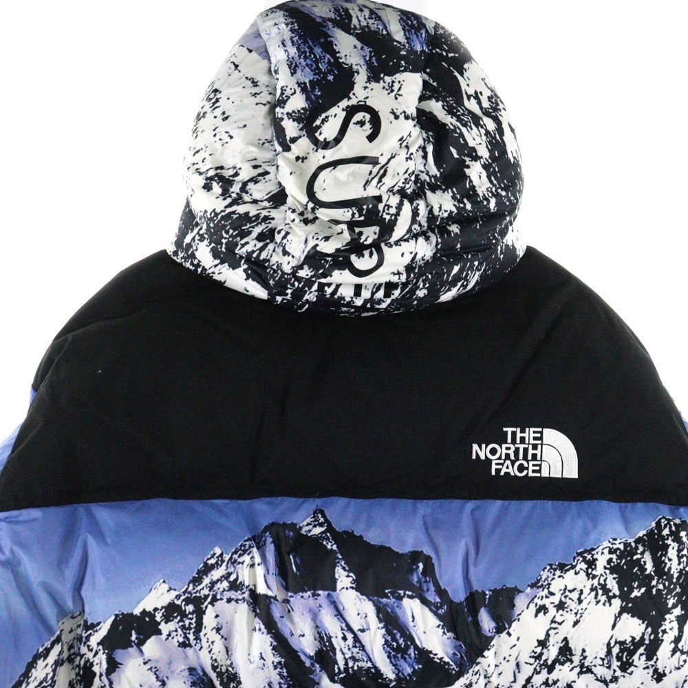 SUPREME(シュプリーム) 17AW ×THE NORTH FACE Mountain Baltoro Jacket ザノースフェイス マウンテンバルトロジャケット 雪山 ブルー/ホワイト ND91701I